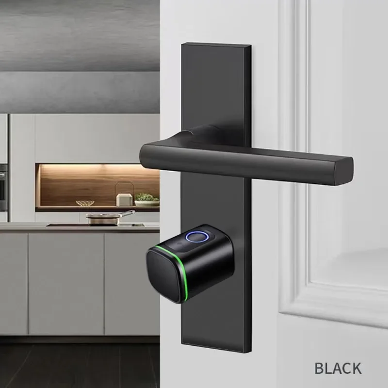Smart Cylinder Lock With Tuya Bluetooth Fingerprint 13.56mhz IC Card Include CR123A Battery Easy Installation Replace S1