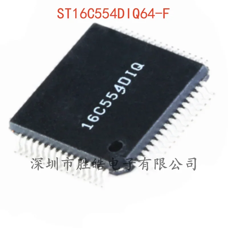 

(2PCS) NEW ST16C554DIQ64-F ST16C554 UART Interface Chip TQFP-64 ST16C554DIQ64-F Integrated Circuit