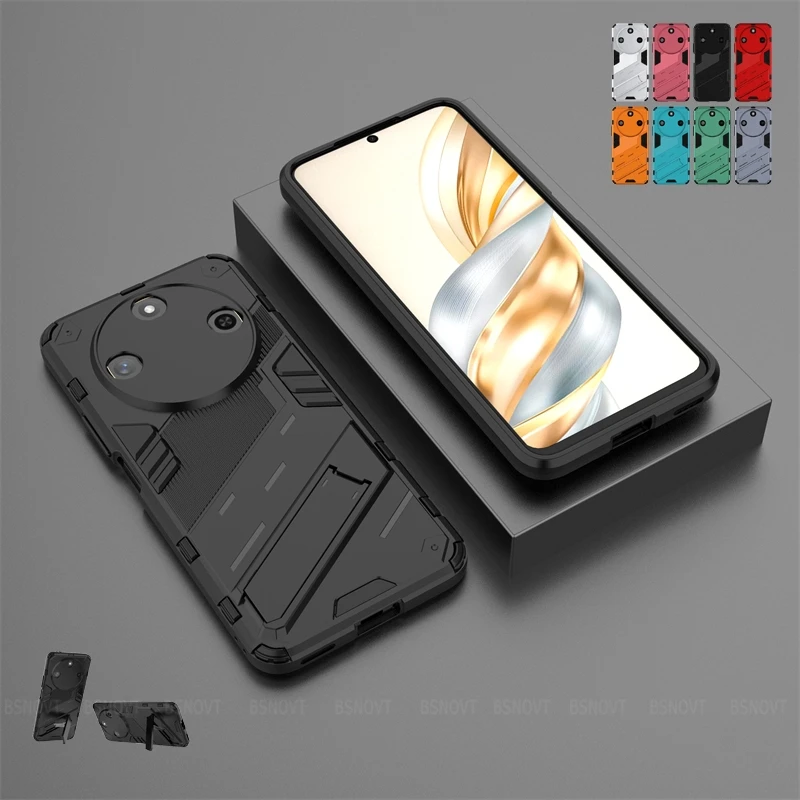 

For Honor X9C Smart Case Cover For Huawei Honor X9C Smart Capa Bumper Shockproof Back Kickstand Cover For Honor X9C Smart Fundas