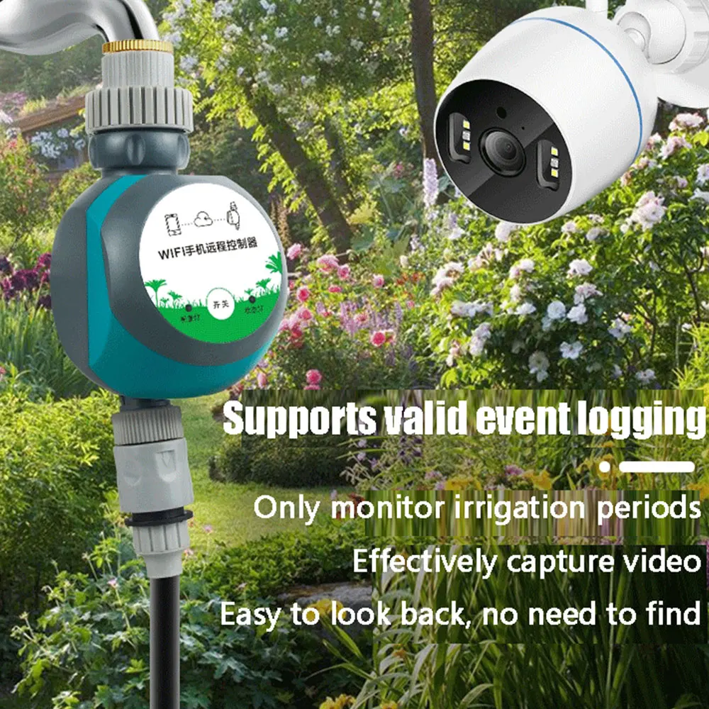 Nashone Tuya WiFi Smart Irrigation garden watering system Automatic Tuya Watering Timer WiFi Valve Work With Alexa Google Home