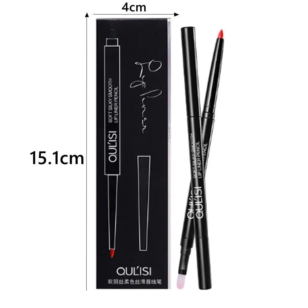 Crayon à lèvres à double tête, résistant à l'eau, ne se décolore pas, facile à colorier, stylo à double extrémité, nouveau, Jules Liner