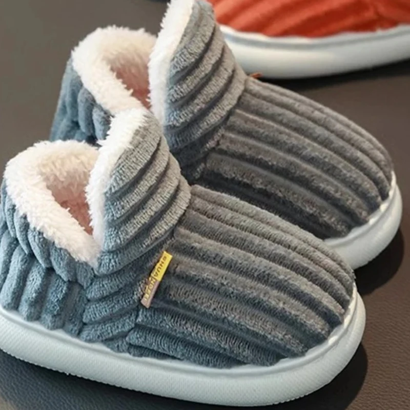 

Indoor Home for Babies Anti Slip Fur Bags Cotton Shoes for Winter 2025 New Children's Cotton Slippers for Boys and Girls