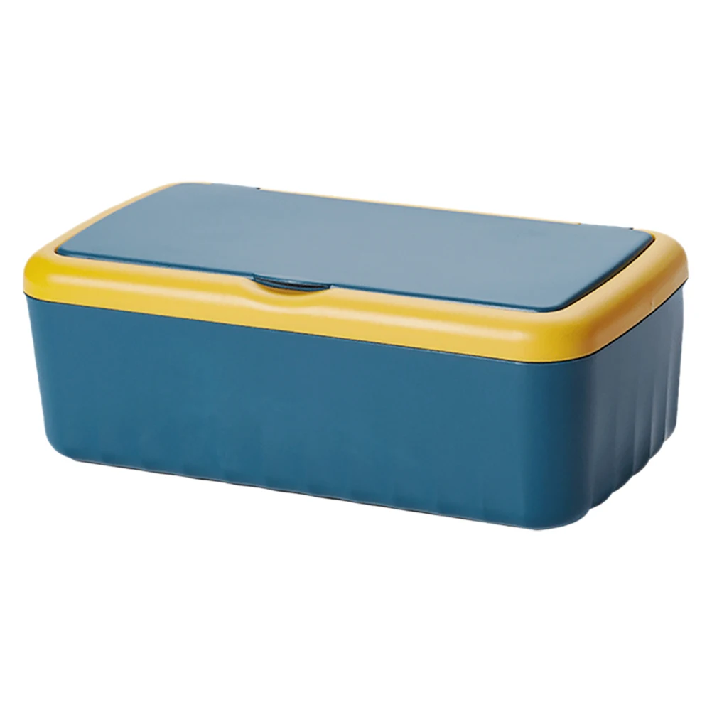 

Wet Tissue Box Large Capacity Sealed Dispenser for Baby Wipes White Bathroom Napkin Holder Plastic Container Rectangular tissue