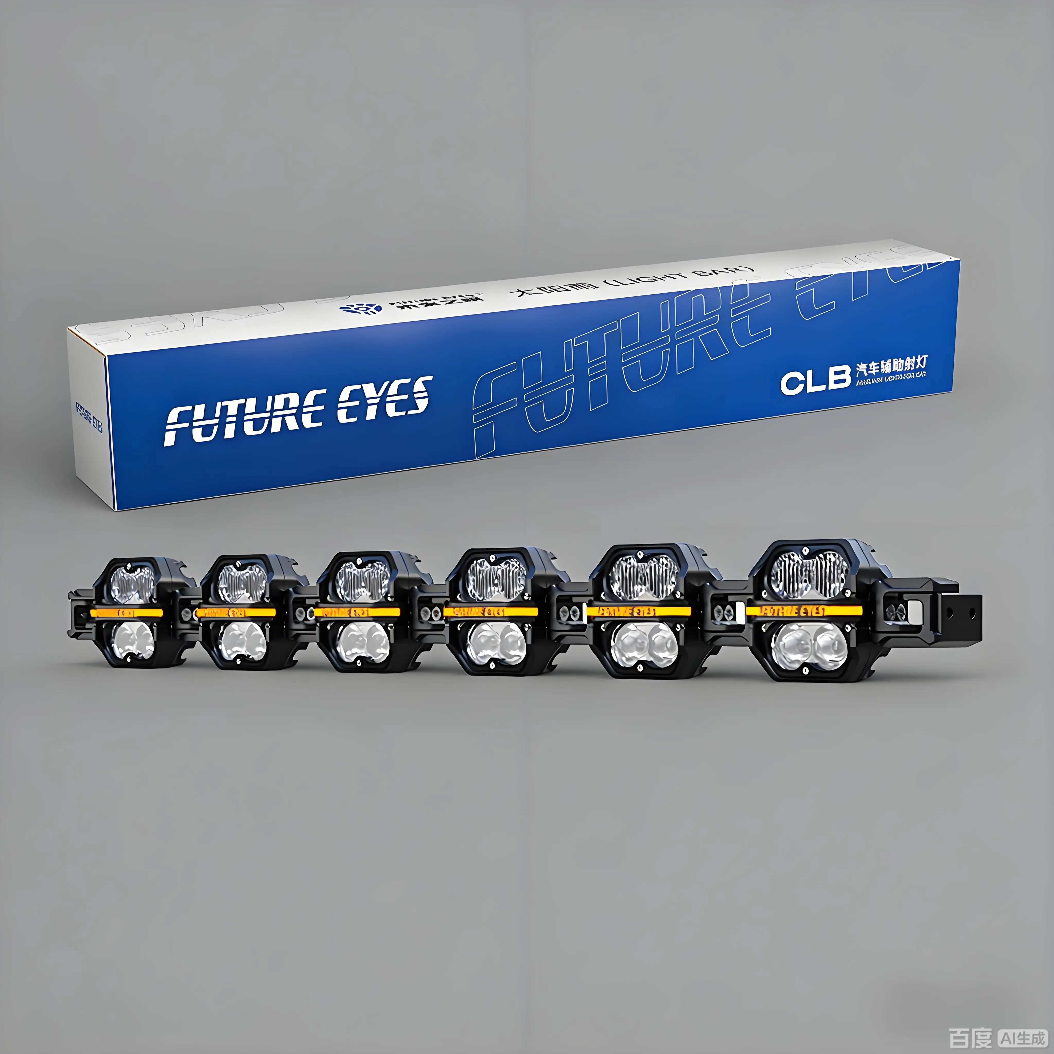 Future Eyes CLB-30 - LED Light Bar 31in, 6 LED Linkable Roof Bar Light Kit System 28000 Lumen 300 Watt, Cool DRL, Strobe, Signal