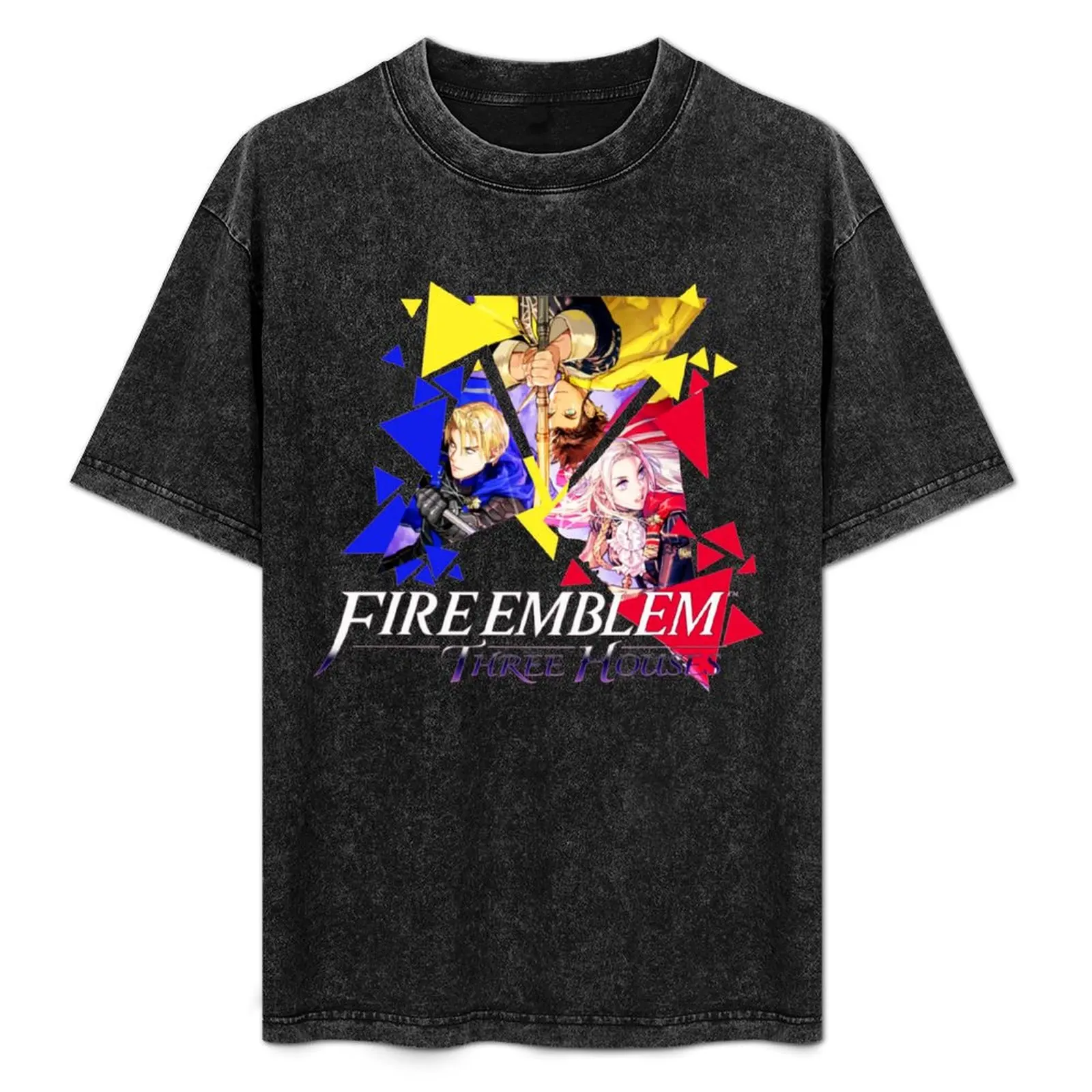 

Fire Emblem Three Houses - Edelgard, Dimitri, Claude Premium Scoop T-Shirt Street Fashion Casual Tee Shirt