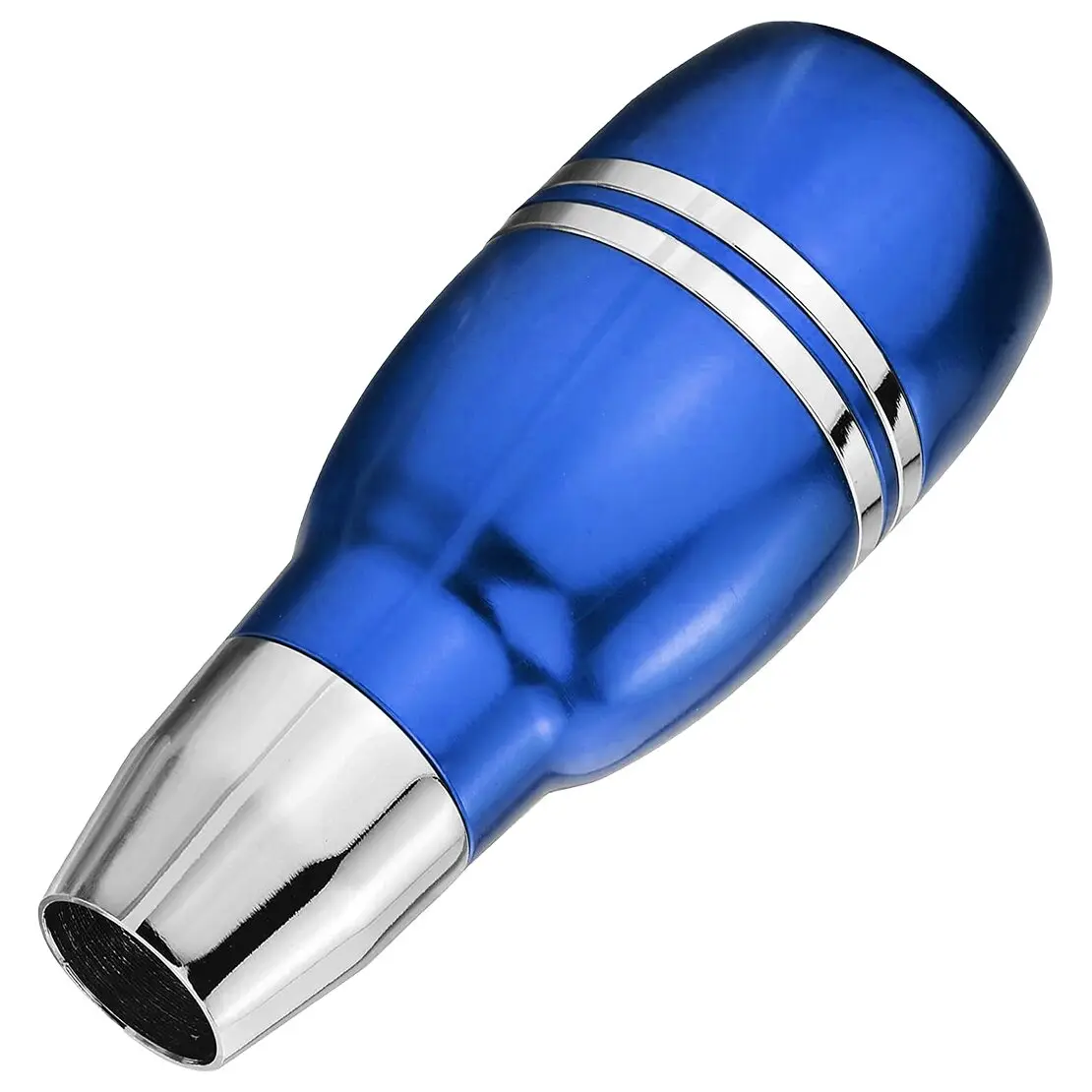 

Автоматическая автомобильная ручка переключения передач, головка рычага переключения передач с 3 адаптерами, синий алюминиевый сплав