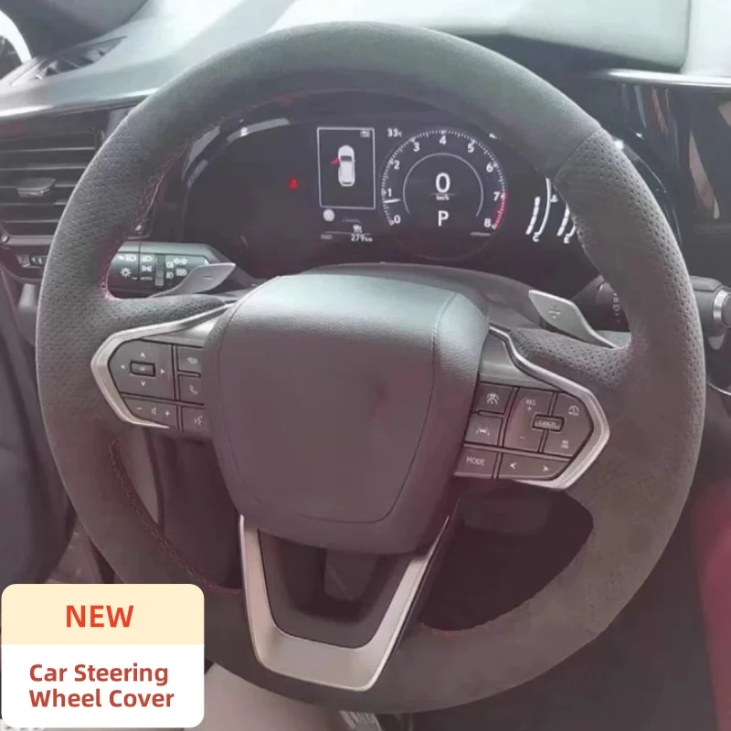 

Anti-slip Breathable Wear-resistant Suede Leather Hand-stitched Steering Wheel Cover For Lexus NX 250 NX260 NX350 NX350h NX450h