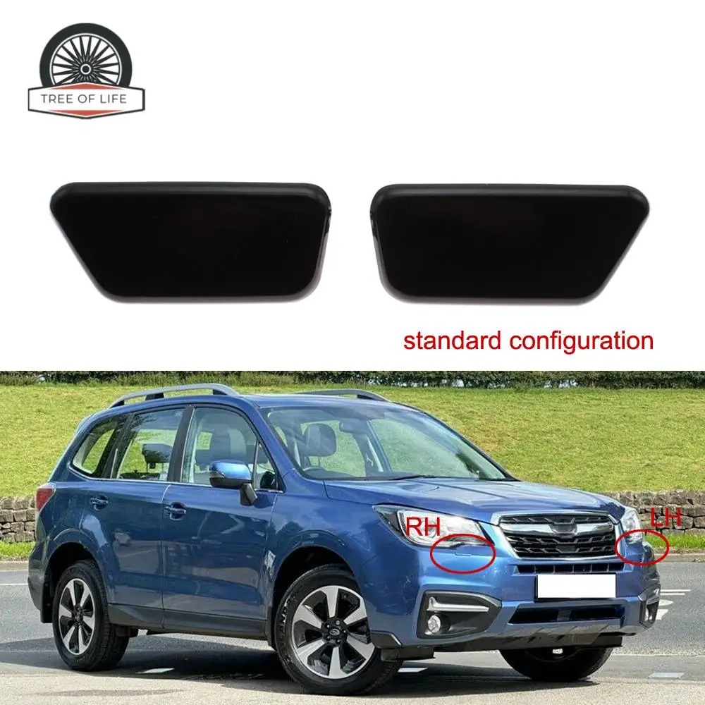 86636SG380 86636SG390 Front Bumper Headlight Washer Spray Nozzle Cover Cap For Subaru Forester SJ Base Model 2016 2017 2018