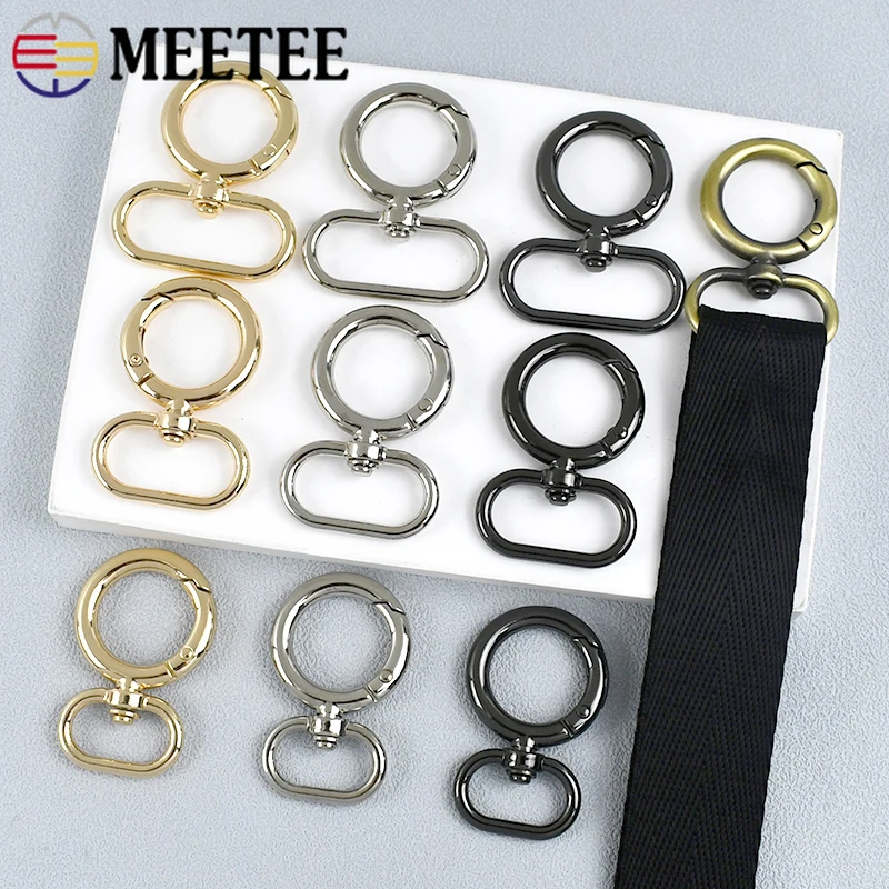 

5-20Pcs 20-38mm Metal Buckles Swivel Lobster Clasp for Bag Strap Spring Buckle Keychain Snap Clip Hook DIY Hardware Accessories