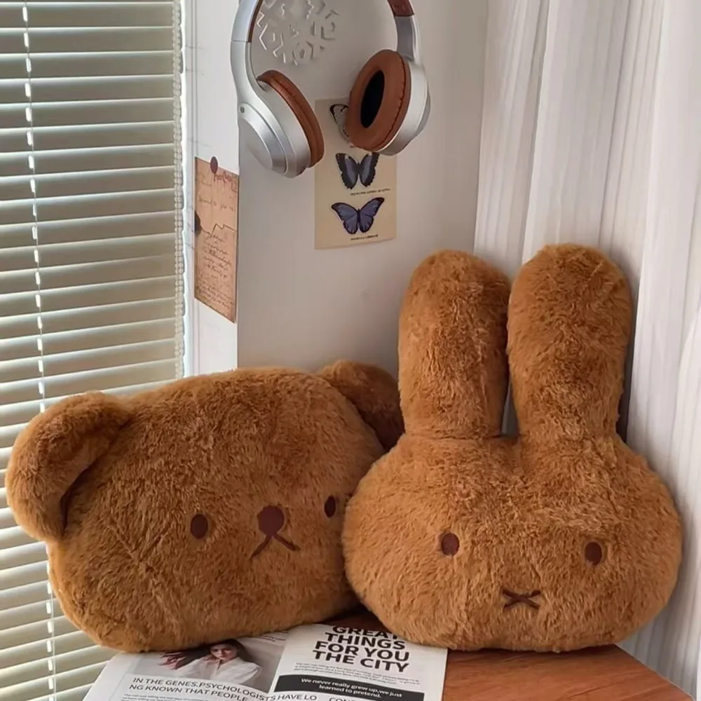 Kawaii Miffy Niedliche Raumdekoration, Puppenornamente, Kissen, bequem, weich, zum Schlafen auf dem Bett, Sofakissen, Geschenkspielzeug für Mädchen