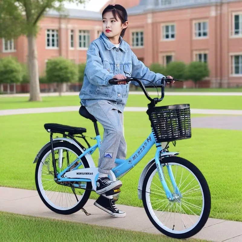 

Children's Folding Bicycle Children's Bicycle 9-10-16 years old and Female Student Princess Regular Bicycle
