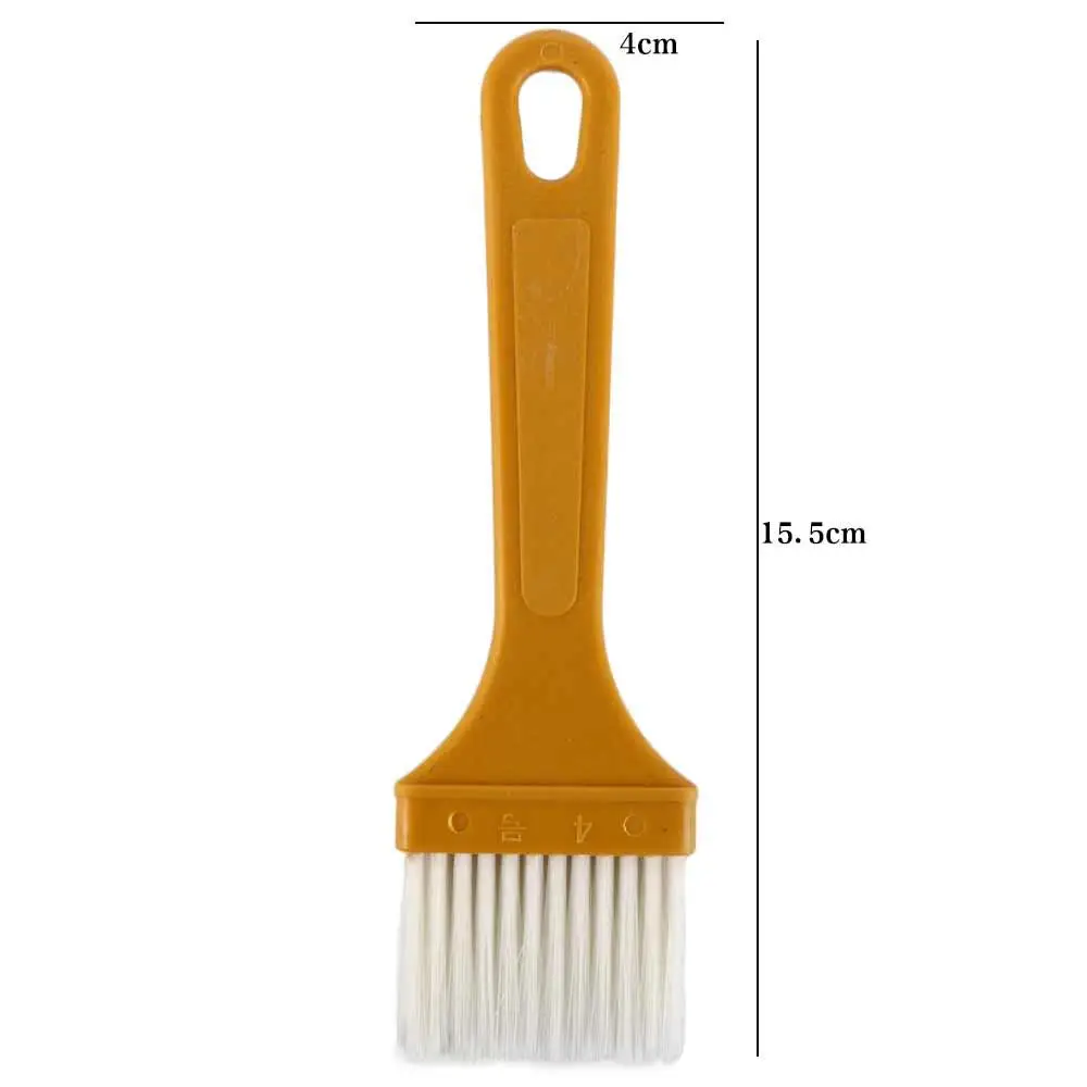 Plastic BBQ Oil Brush High Temperature Resistant Yellow Pastry Brush Multipurpose Food Grade Barbecue Basting Brush Baking