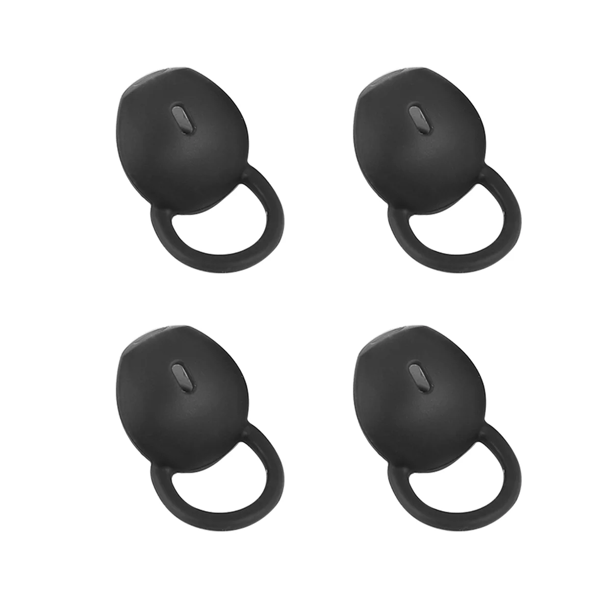 1 Set 4pcs Ear Ear Plug Cover Ear Bud Anti Earbuds Headphone Accessories Compatible for Huawei B5 (Black)