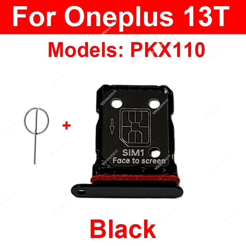 SIM Card Tray For Oneplus 1+ 13 13R 13S 13T 5G Dual SIM Card Tray