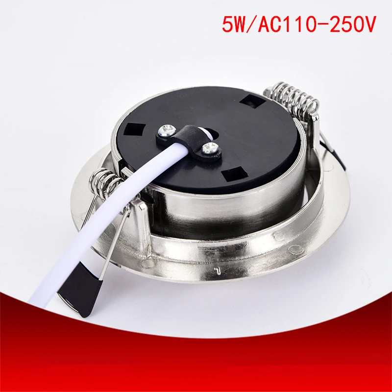 86Mm Đèn LED Âm Trần Downlight 5W Đèn Ốp Trần, Màu Trắng Ấm 3000K, trắng 6400K, Đèn Downlight Âm Trần Có Thể Điều Chỉnh Góc
