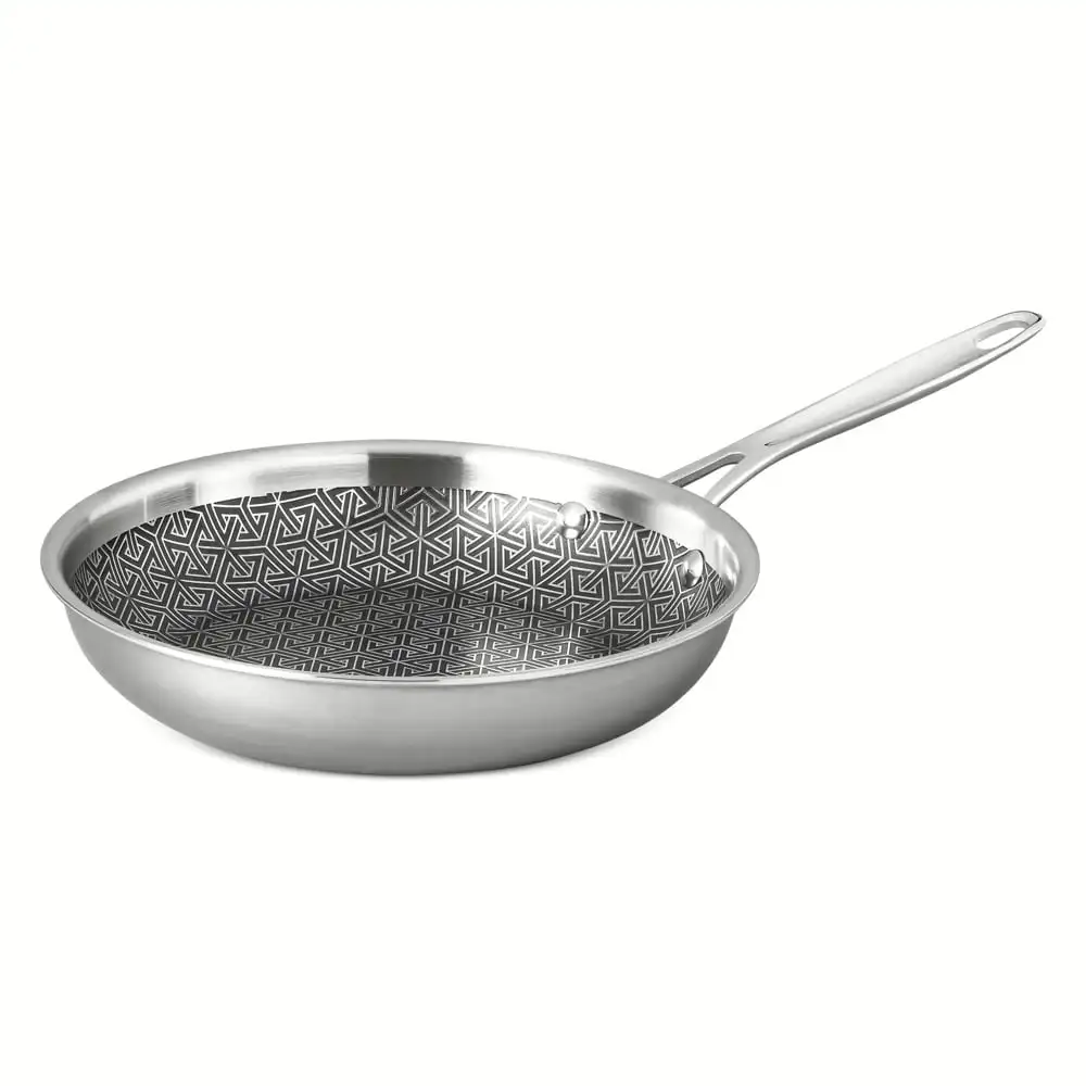 Piece Tri-Ply Non-Stick Etch-Tech Cookware & Utensil Set Designed for unique etched surfaces for durability and functionality