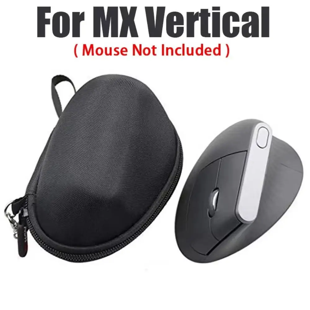 Portable Mouse Carrying Case with Lanyard Shockproof Storage Bag Durable EVA for Logitech MX Vertical/Lift Vertical