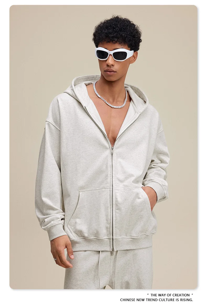 2025 جديد الاتجاه الأمريكي العلامة التجارية الرجال مجموعة الشارع صالح انغلق مقنعين البلوز (بما في ذلك بلوزات وسراويل) مجموعة أزياء الرجال #5