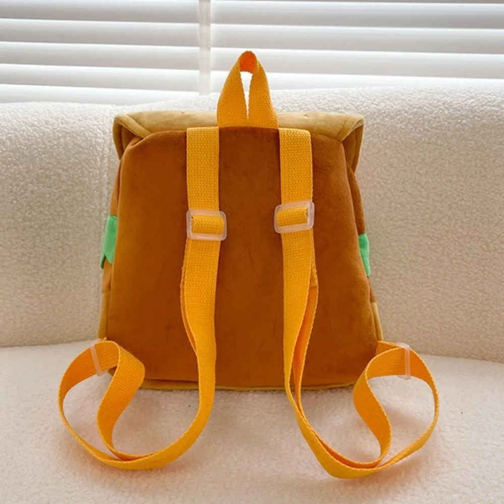 Large Capacity Hamburger Backpack Adjustable Multi-Function Travel Backpack Cartoon Hamburger Drawstring School Bag Kids