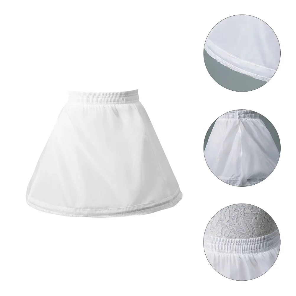 

Children's Panniers Crinoline Underskirt Lolita Pettiskirt Rural Petticoat Polyester Kids Costume