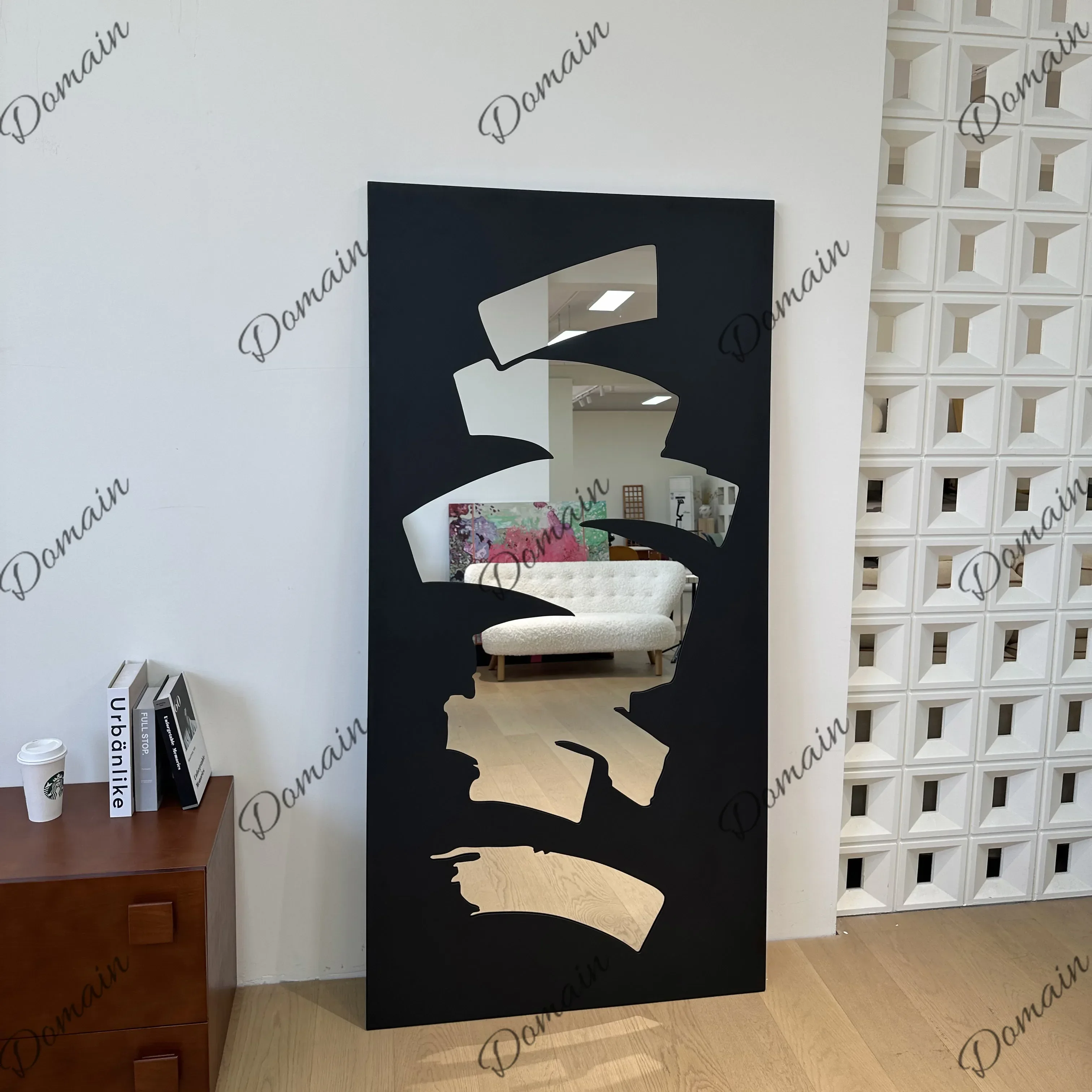 G K X46 European Creative Clock In Photo Dressing Mirror Living Room Wall Decorative Art Mirror E