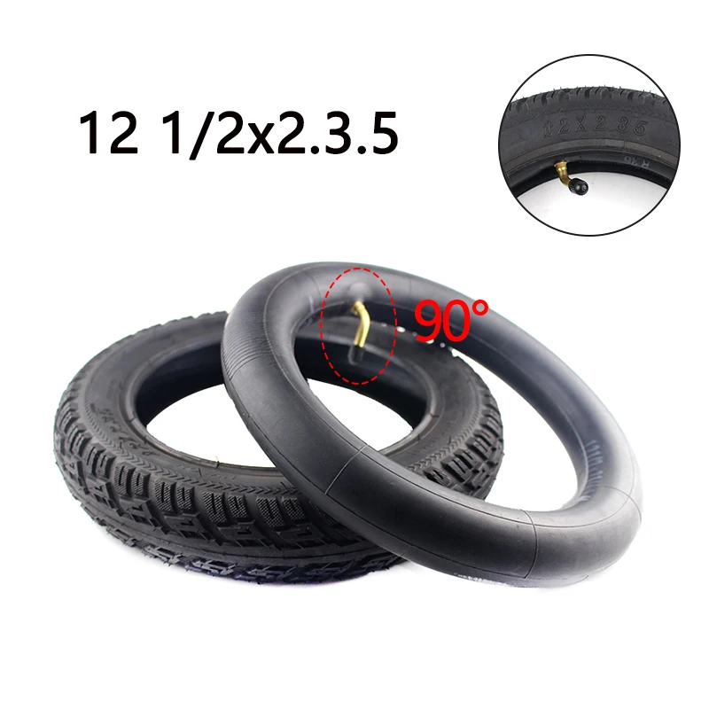 

12.5 inch 12 1/2x2.35 Tube and Outer Pneumatic Tyre for Gas Electric Scooters E-Bike Mini Crosser Dirt Bike