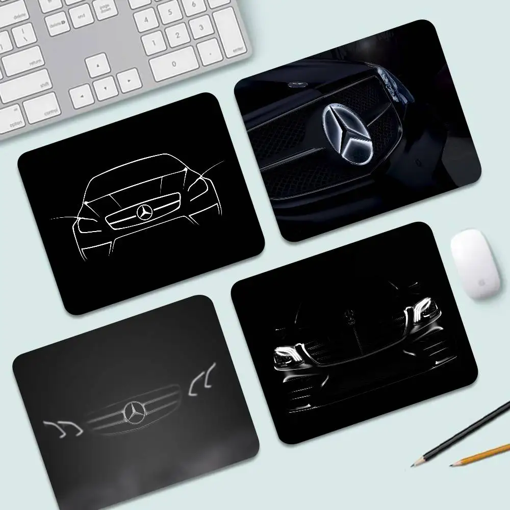 Car M-Mercedes-Ben-z-Back Small Mouse Pad Gaming Laptop Mous