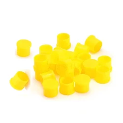 100pcs SMA Dust Cap Protective Cover 6mm Yellow Color for SMA Female Connector Wholesale