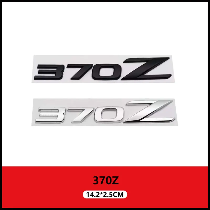 Modification 3D Car Logo Front Grille Emblem Rear Badge Sticke Car Trunk Decal For Nissan 350Z 370Z GTS GTR Nismo Z Z3 Z34 Teana