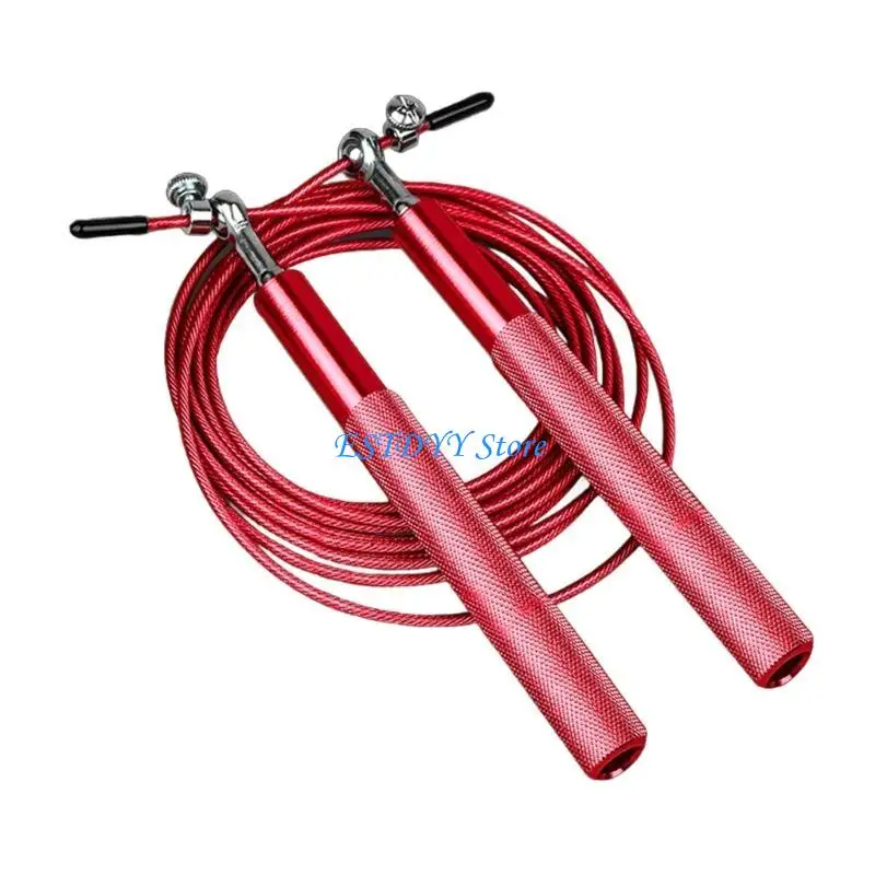 G6DE Adjustable Exercise Rope Telescopic Jump Rope 360° Bearing Skippings Rope for Fitness Training Boxing Exercise