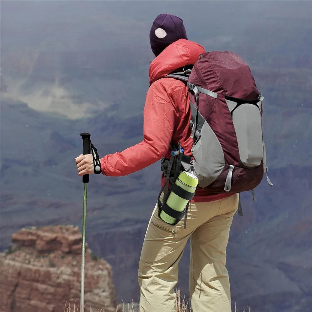 Outdoor Hiking Field Adjustable Water Bottle Bag Bottle Holder Water Cup Waist Bag