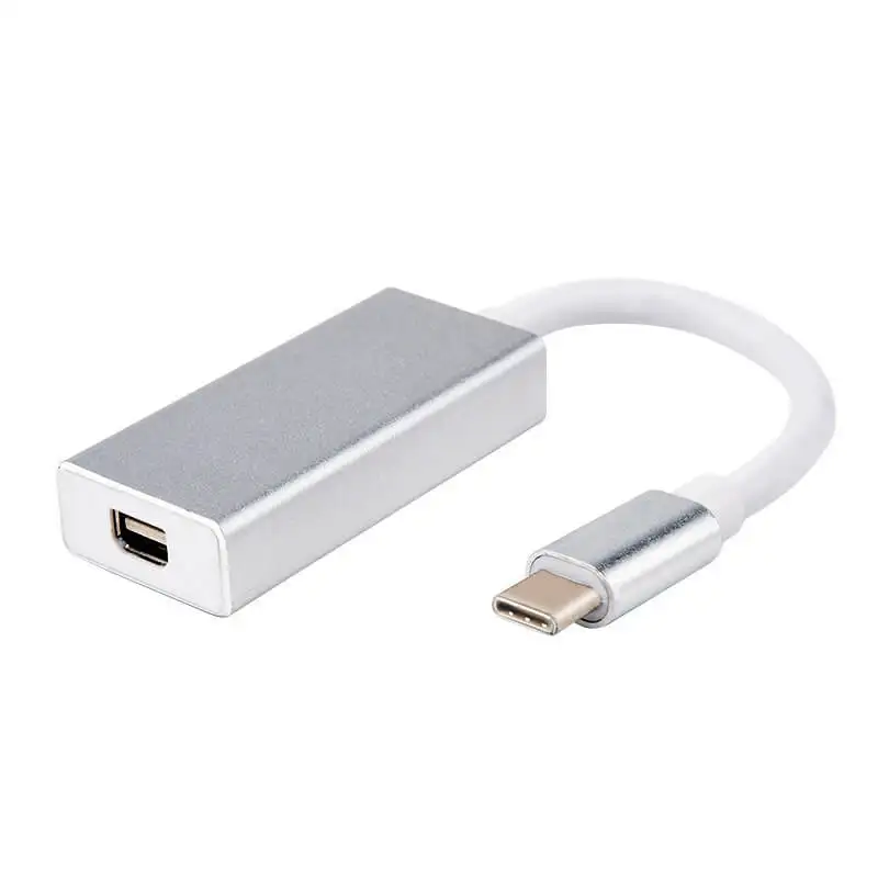 4K 60HZ TYP C 3,1 ZU MINI DisplayPort Dongle HDR Adapter USB Typ-c Männlichen zu mDP HD Stecker High Definition Für MacBook