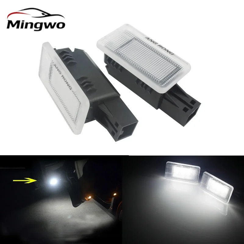 2x LED Footwell Courtesy Door Side Light For Volvo V70 XC70 XC60 V60 V40 S60 S80 White view 2