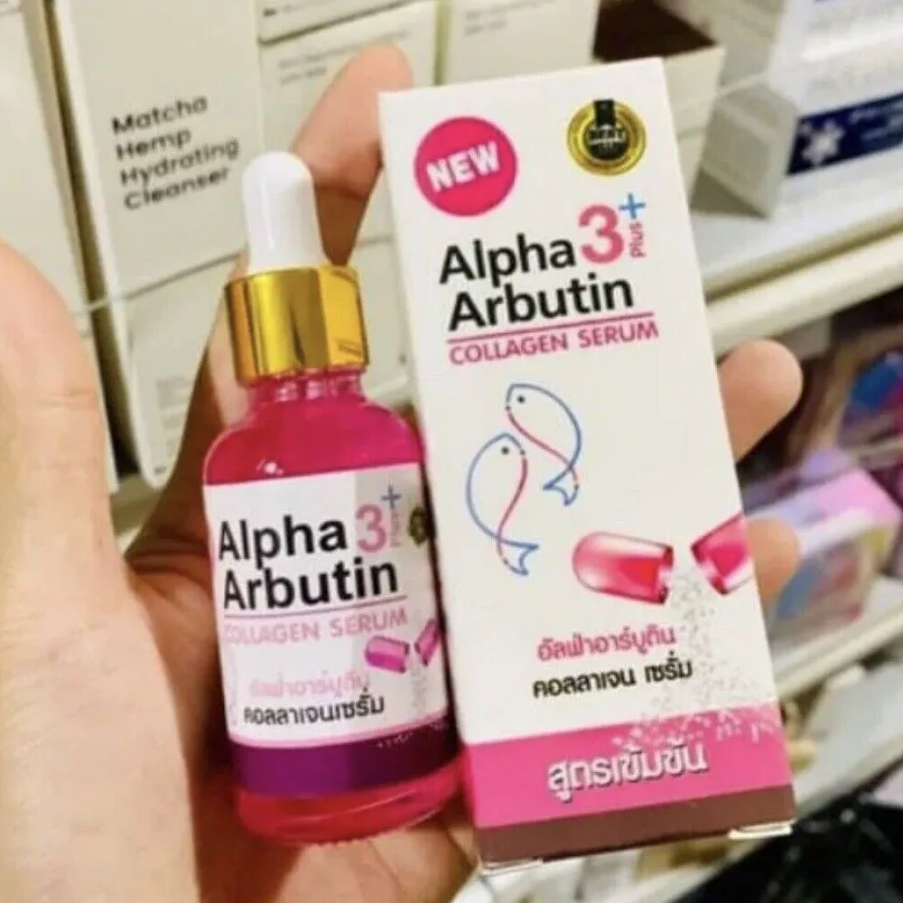 

Alpha Arbutin 3 Plus Collagen 40ml Bottle, Whitening, Reduce Dark Spots, Freckles, Age Spots, Lightens Acne Scars, Young skin