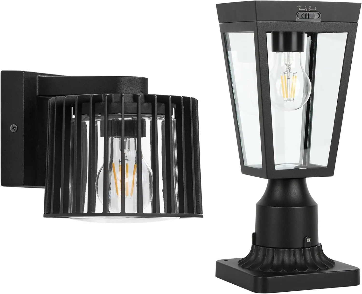 

Наружное настенное бра и светильник на солнечной батарее