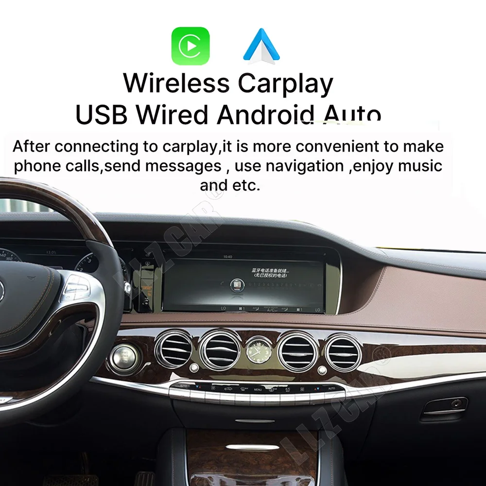 12,3-дюймовый мультимедийный автомобильный радиоприемник с сенсорным экраном Android для Mercedes Benz S Class W222 2014 2017, автоматический монитор головного устройства, новое обновление