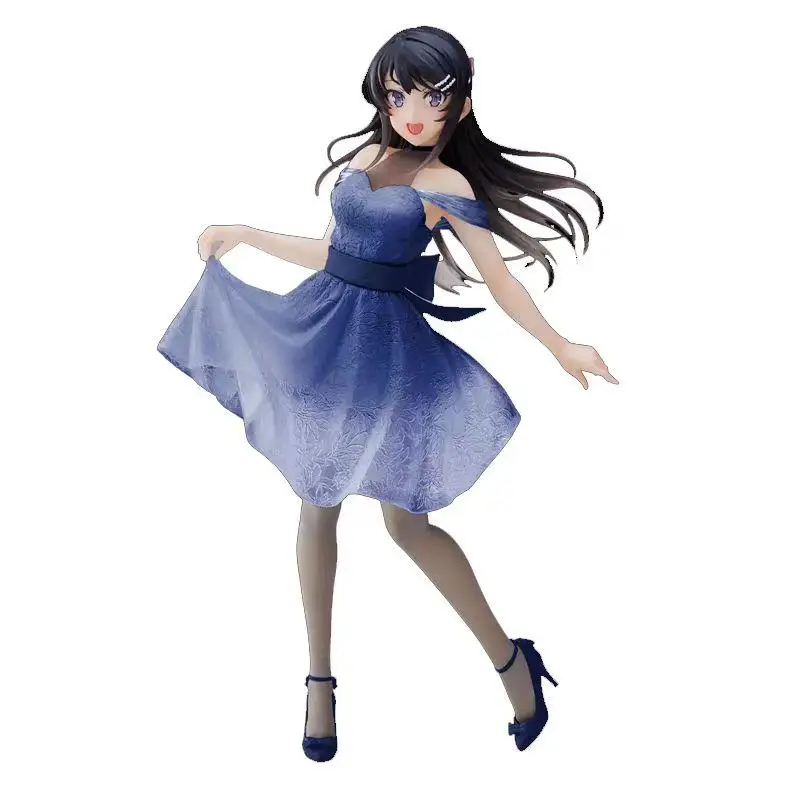 

Youth Pig Head Young Bunny Sister Sakurajima Mayi Hand Do High Quality Beautiful Girl Scenery Chassis Animation Ornaments toys