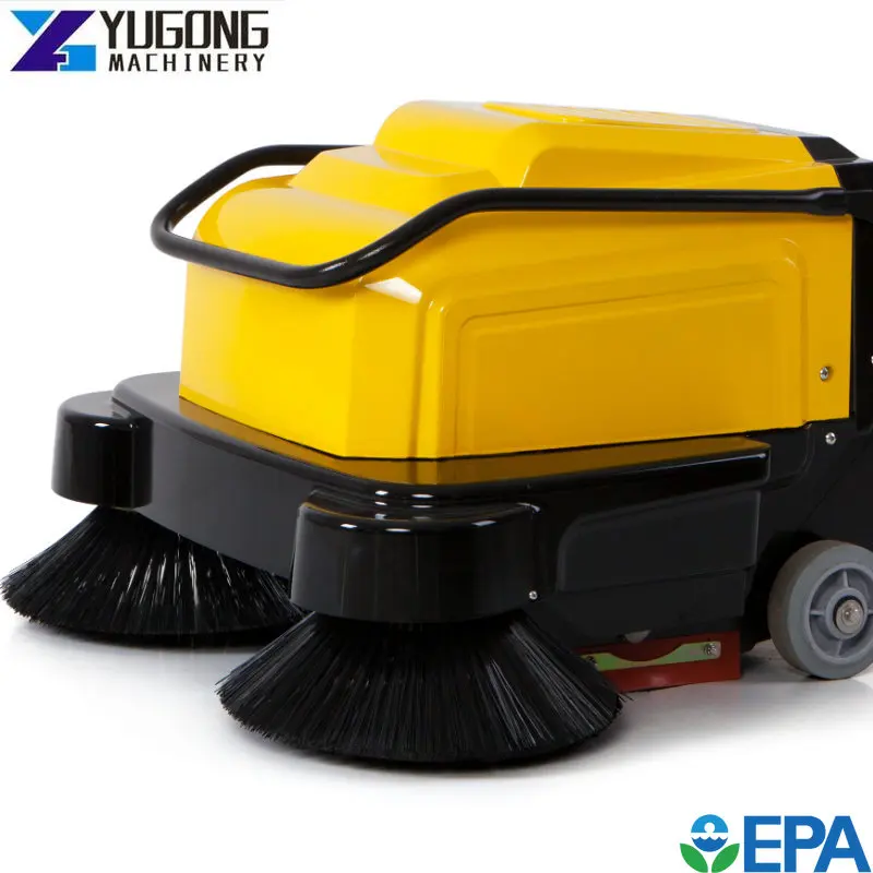 

YG Battery Powered Electric Floor Sweeper Sidewalk Cleaning Machine with Continous Working Time 4 Hours Hand Sweeping Tool Price