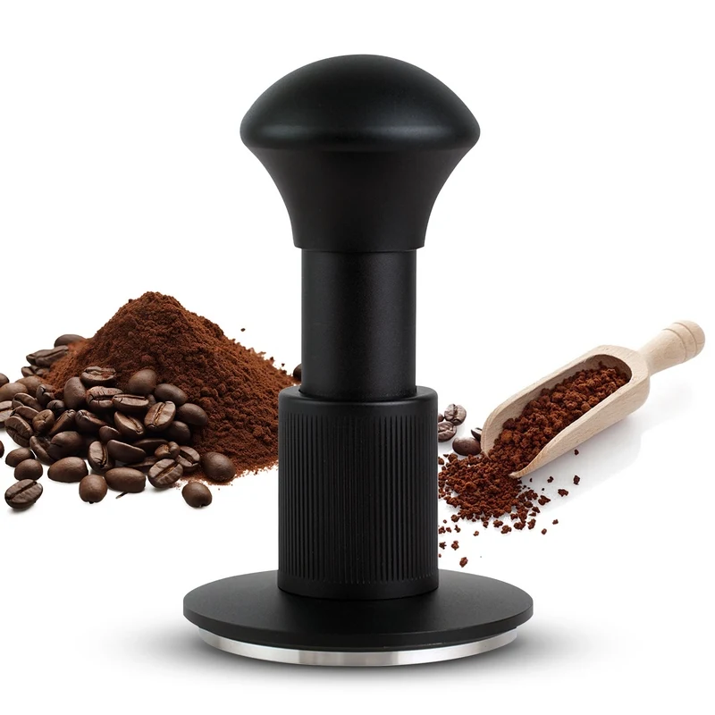 

58.5mm Coffee Tamper Adjustable 30lbs Pressure Coffee Powder Leveler Impact Espresso Tamper Distribution Tool