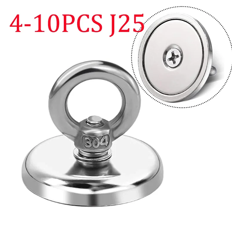 4-10 PCS Neodymium Magnet Super Strong Magnet N52 Iman Heavy Duty Facilitate Hook for Cruise Home Kitchen Workplace Office