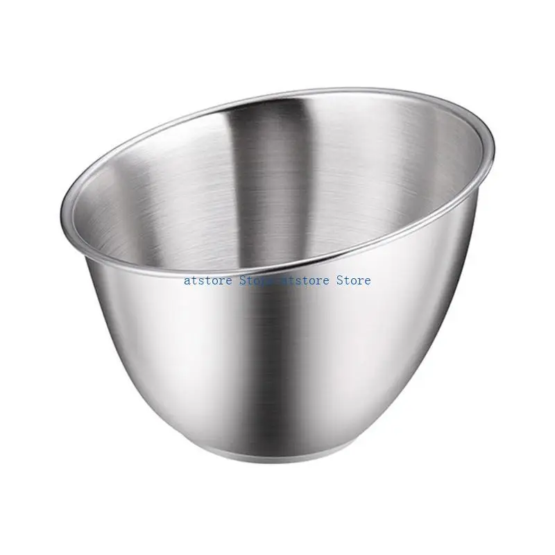 

H37D Stainless Steel Dinner Plate for Salad and Serving Korean Vegetable Bucket