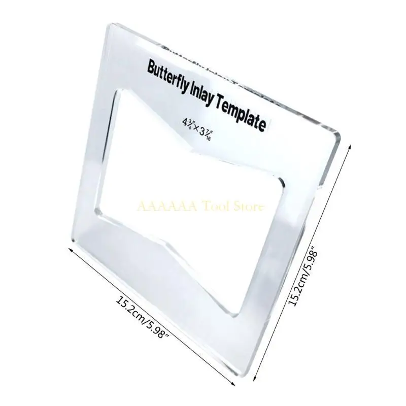 A2BE Plantilla incrustación mariposa llave carpinter