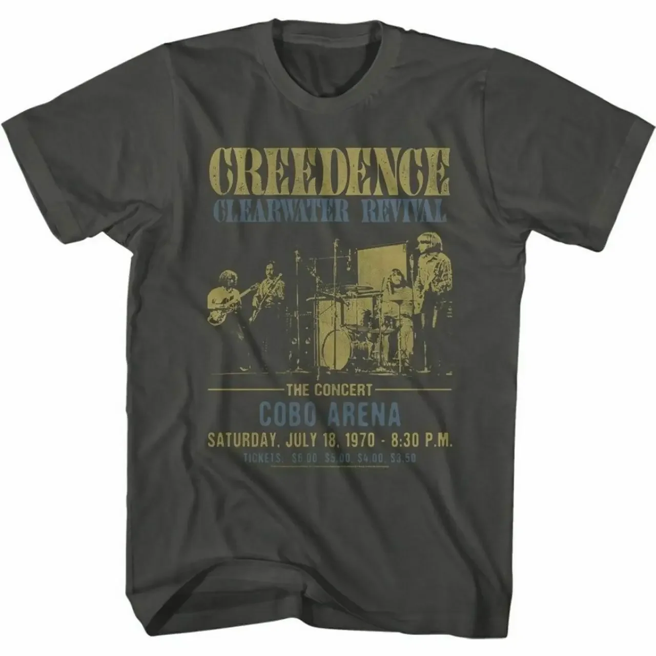 Creedence Clearwater Revival CCR Vintage Concert T-shirt Cobo Arennaa Tee S-2345XL