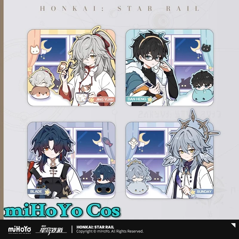 

[Genuine] miHoYo Game Honkai Star Rail Sunday Bland Cosplay Favorite Card Anime Cartoon Character Accessories Halloween Gift