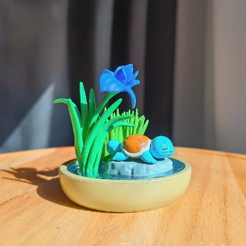 Rement Pokemon Pocket Bonsai Collection 2 Small Four Seasons Story Mini Diorama Figure Original Blind Box Diorama Collection view 3