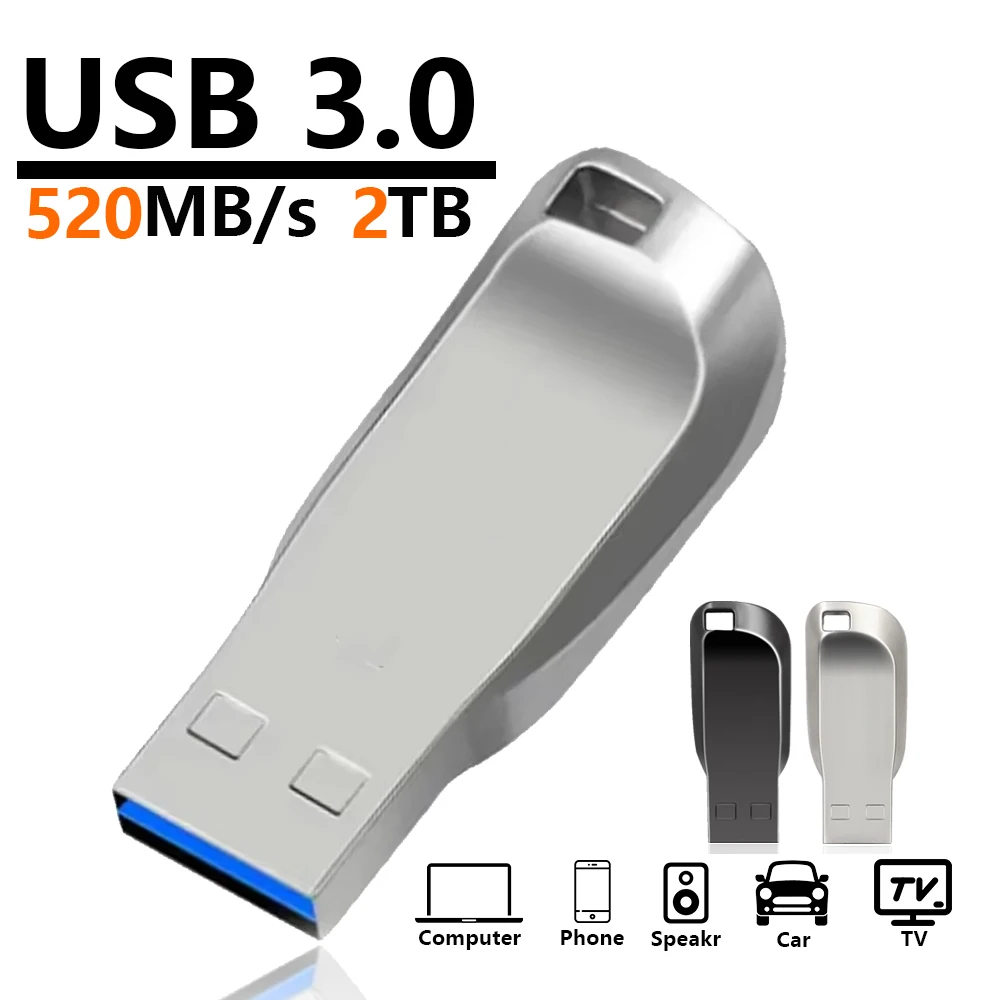 

Металлическая флешка USB 3.0, 512 ГБ, высокоскоростная передача файлов, механический дизайн, флеш-накопитель, Type-C, 2 ТБ, 1 ТБ
