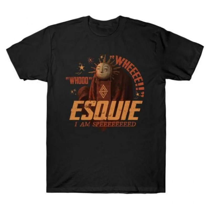 Esquie I Am Speed Clair Obscur Expedition 33 Gift clothes for RPG gamer 100% cotton printed tee Short Sleeve Graphic T-Shirt