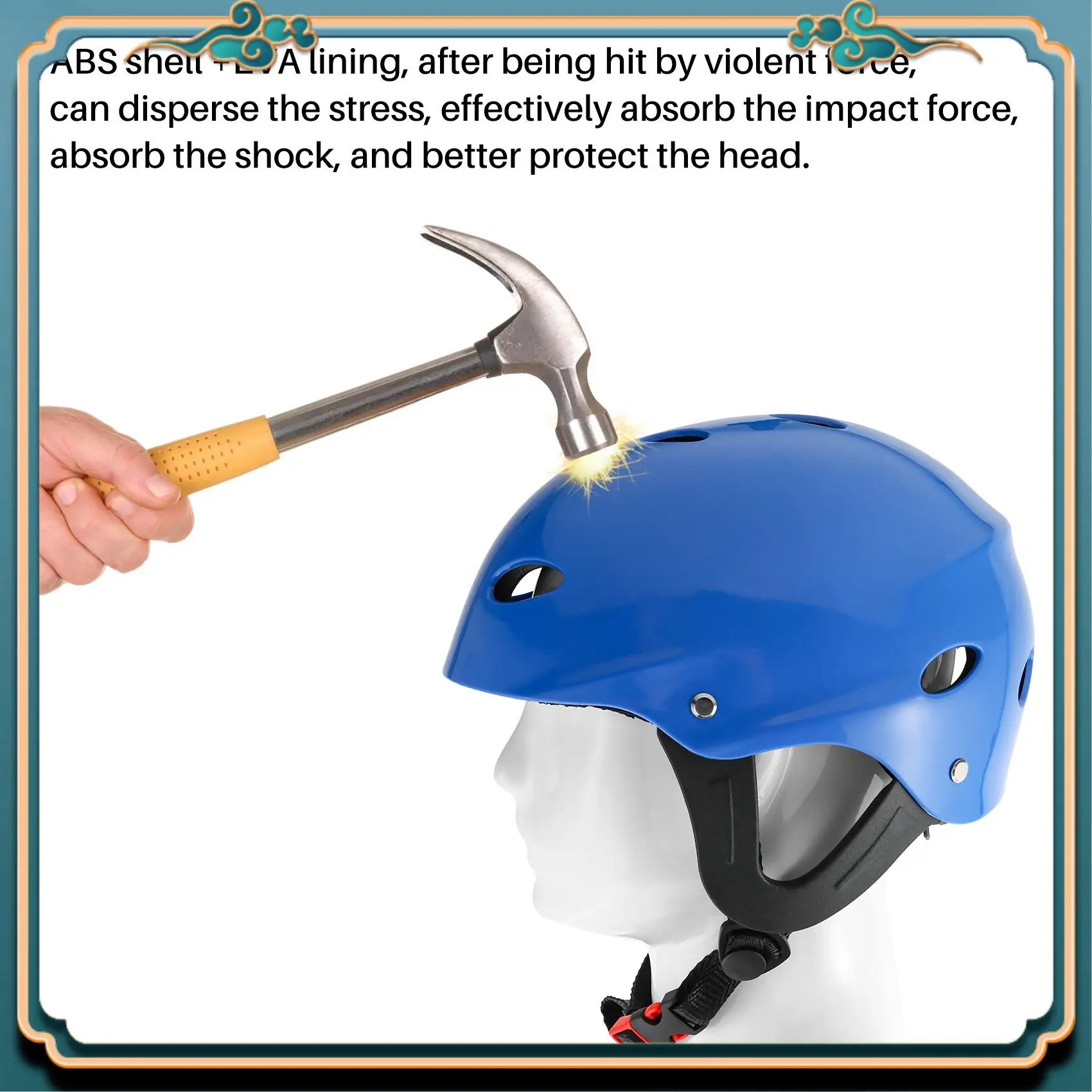 

Новейший защитный защитный шлем 11, дыхательные отверстия для водных видов спорта, каяка, каноэ, серфинга, гребли