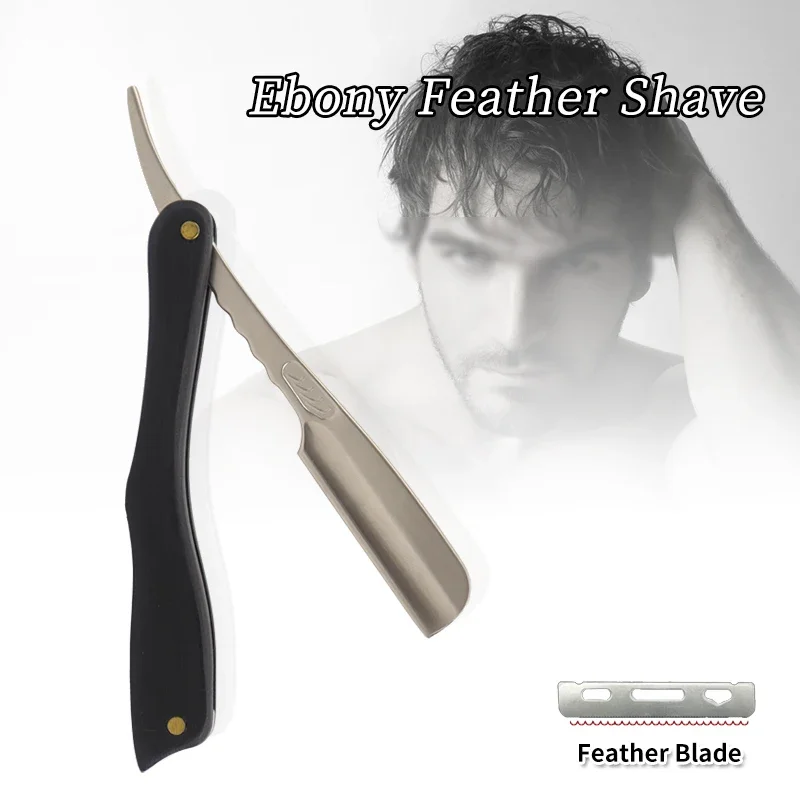 1/2pcs Trimmer Manual Shaver Professional Straight Edge Stainless Steel Sharp Hair Clipper Shaver Special for real hair wigs