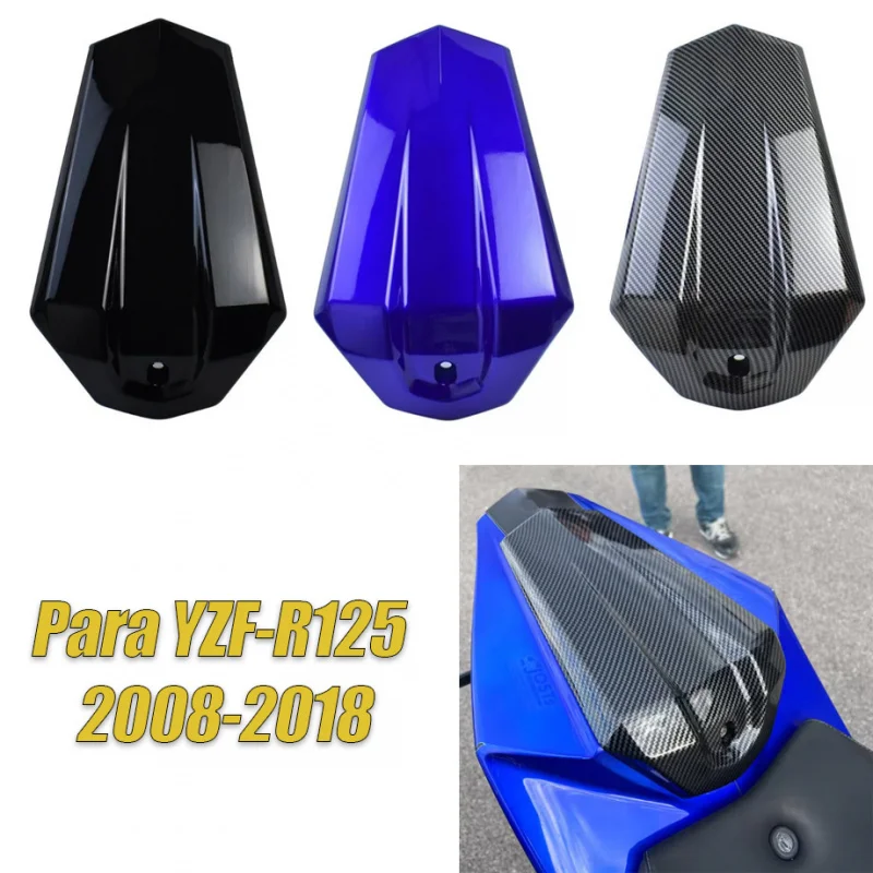 Pokrywa tylnego siedzenia do motocykla Yamaha, owiewka pasażera, tył, YZF-R125, YZF, R125, R, 125, 2008-2018